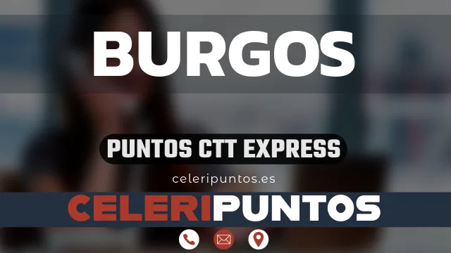 puntos ctt express en burgos